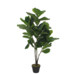 Ficus Lyrata Kunstplant – H120 x Ø60 cm – Groen