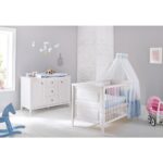 Startset ‘Smilla’ extra breed
2 delen: ledikant, extra brede commode