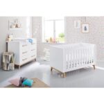 Startset ‘Riva’ extra breed
2 delen: ledikant, extra brede commode