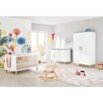 Pinolino Babykamer 2-delige Set met ledikant en extra brede commode