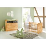 Startset ‘Natura’ breed2 delen: ledikant, brede commode