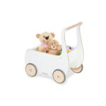 Poppenwagen ‘Mette’, wit