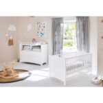 Startset ‘Florentina’ extra breed
2 delen: ledikant, extra brede commode