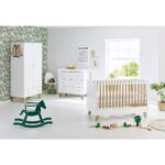 Pinolino Babykamer 3-delige Set – met kinderbed, een brede commode en 2-deurs kledingkast