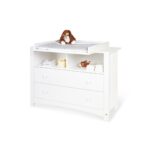 Pinolino Kinderträume Commode met Wisselhulpstuk – Effen Wit