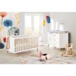 Startset ‘Lumi’ extra breed
2 delen: ledikant, extra brede commode