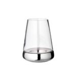 EDZARD lantaarnkaars glas Bora, glas en keramiek, hoogte 28 cm