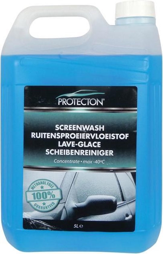 Protecton Ruitensproeiervloeistof - Antivries Ruitenvloeistof -40°C - Concentraat- 5 Liter