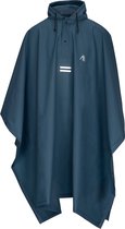 Ralka Regenponcho Trekking - Blauw - Capuchon met Koord - Maat L/XL